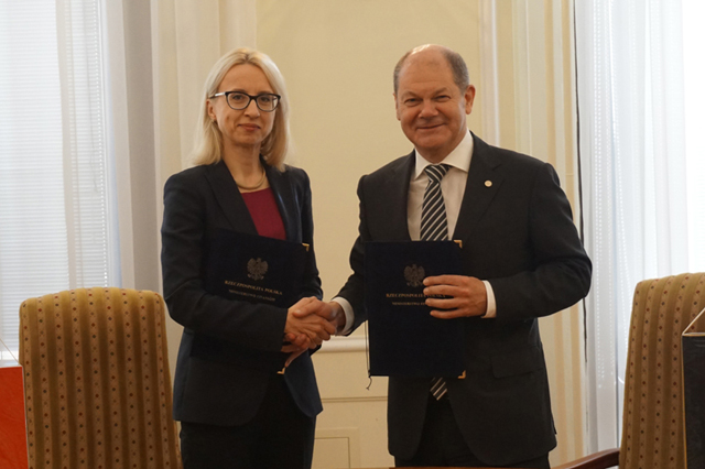 Minister finansów prof. Teresa Czerwińska spotkała się z ministrem finansów Niemiec, Olafem Scholzem